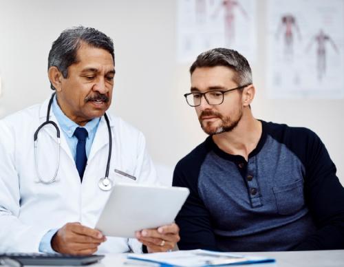 Paciente y médico